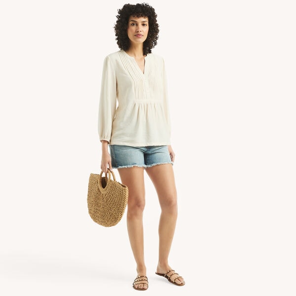 Pintuck Blouse