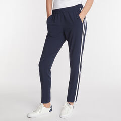 STRIPE SIDE PULL ON PANTS ,Stellar Blue Heather,large