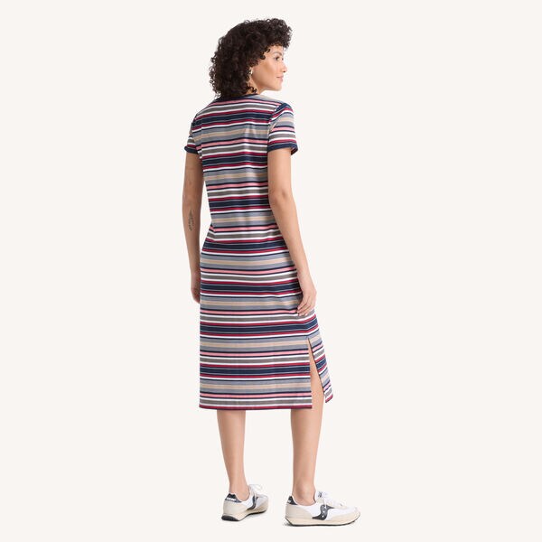 Striped Midi Dress