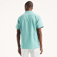 JAWS x Nautica Short-Sleeve Camp Shirt,Wave Green,large