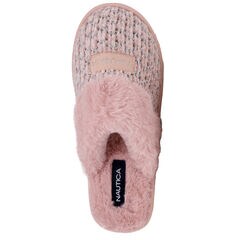 Faux-Fur-Lined Slipper,Reckoning Red,large