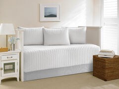 Maywood Daybed Set in White,Antique White Wash,large