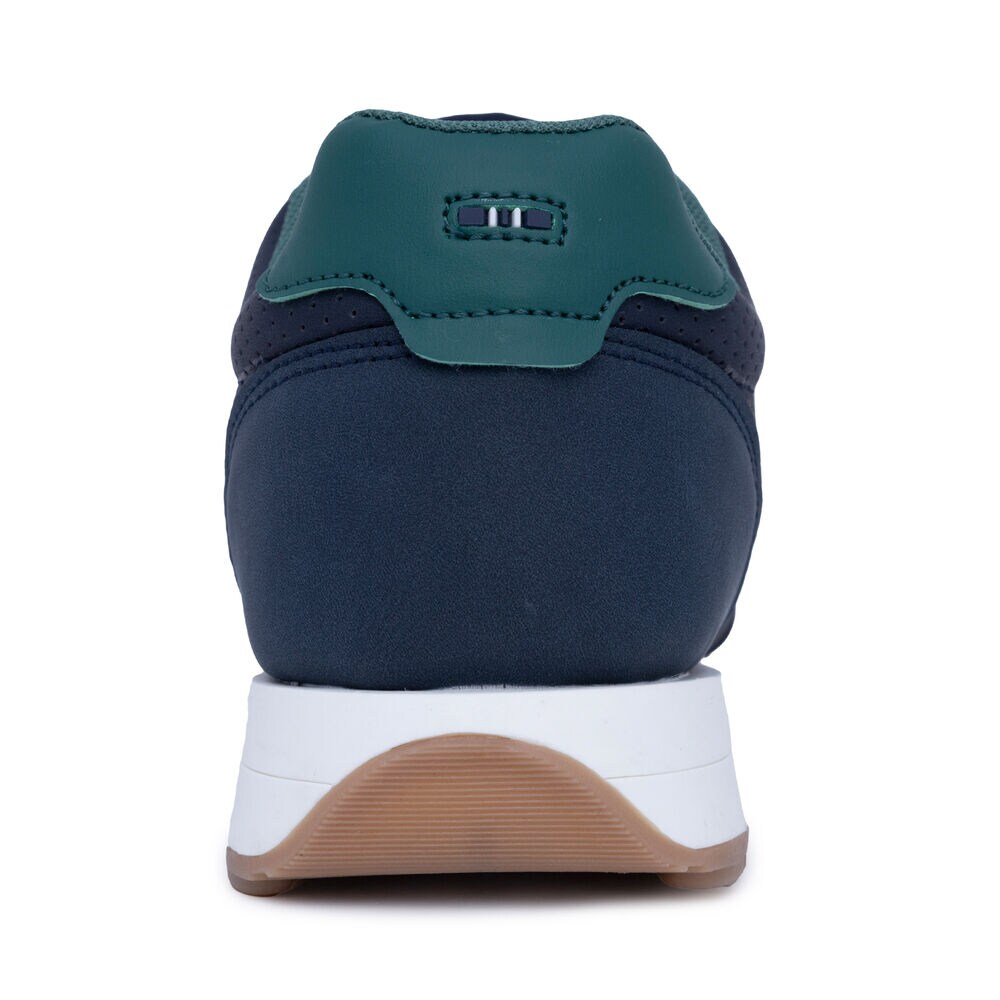 Logo Side-Stripe Sneaker,Navy,large