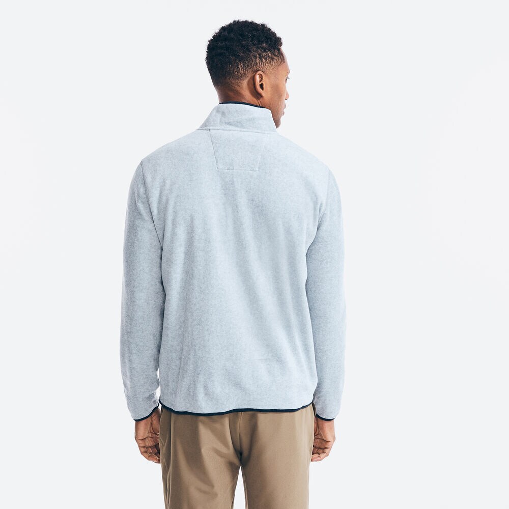 NAUTEX FULL-ZIP FLEECE,Grey Heather,large