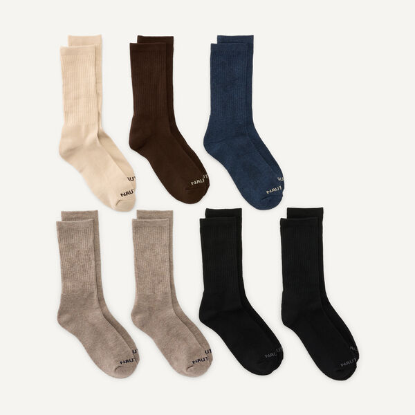 Athletic Crew Socks, 8-Pack