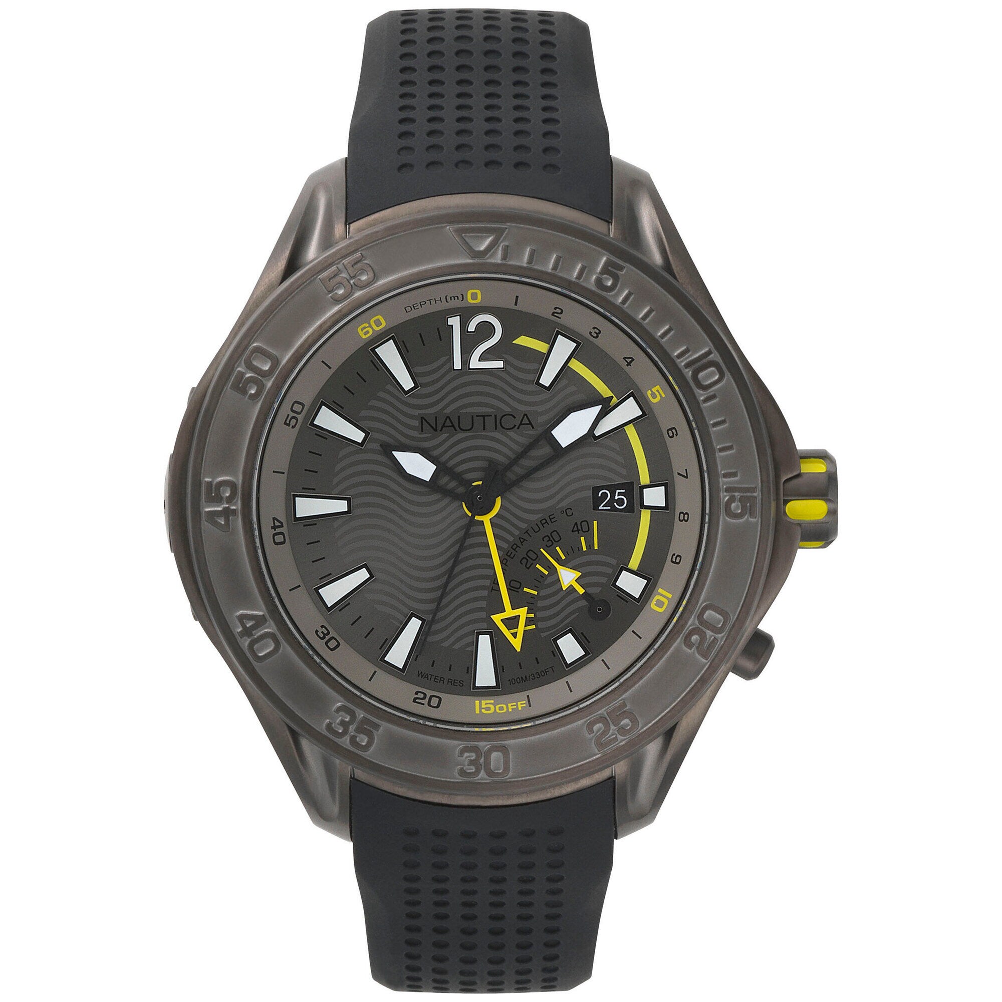 Water Resistant Breakwater Watch - Heather,Ice Grey Heather,large
