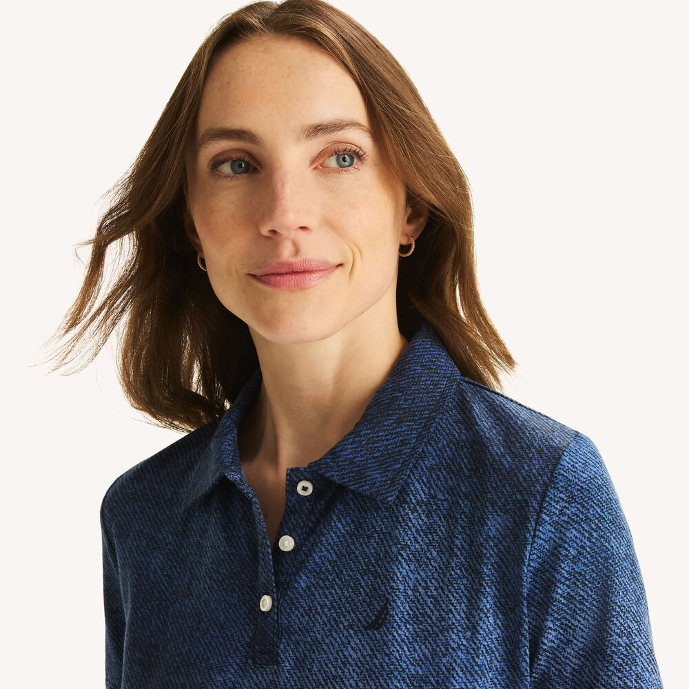 Deck Polo Dress,Admiral Blue,large