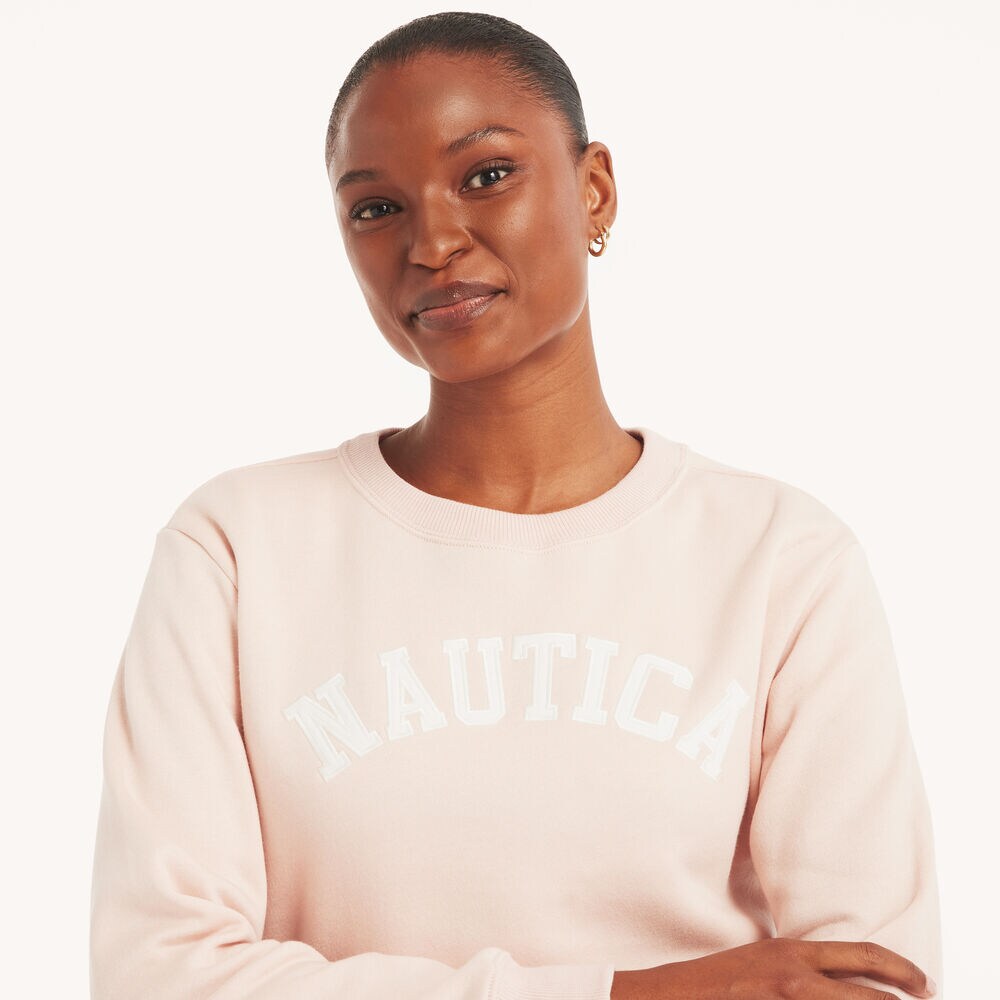 Logo Crewneck Sweatshirt Nautica - Technical View