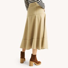 A-Line Midi Skirt,Rope,large