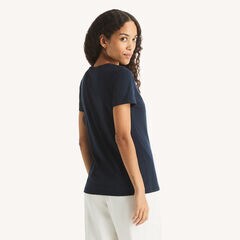 Glitter Logo Graphic T-Shirt,Stellar Blue Heather,large
