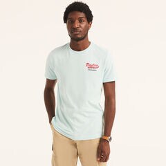 Sustainably Crafted Deep Sea Fishing Graphic T-Shirt,South Beach Aqua,large