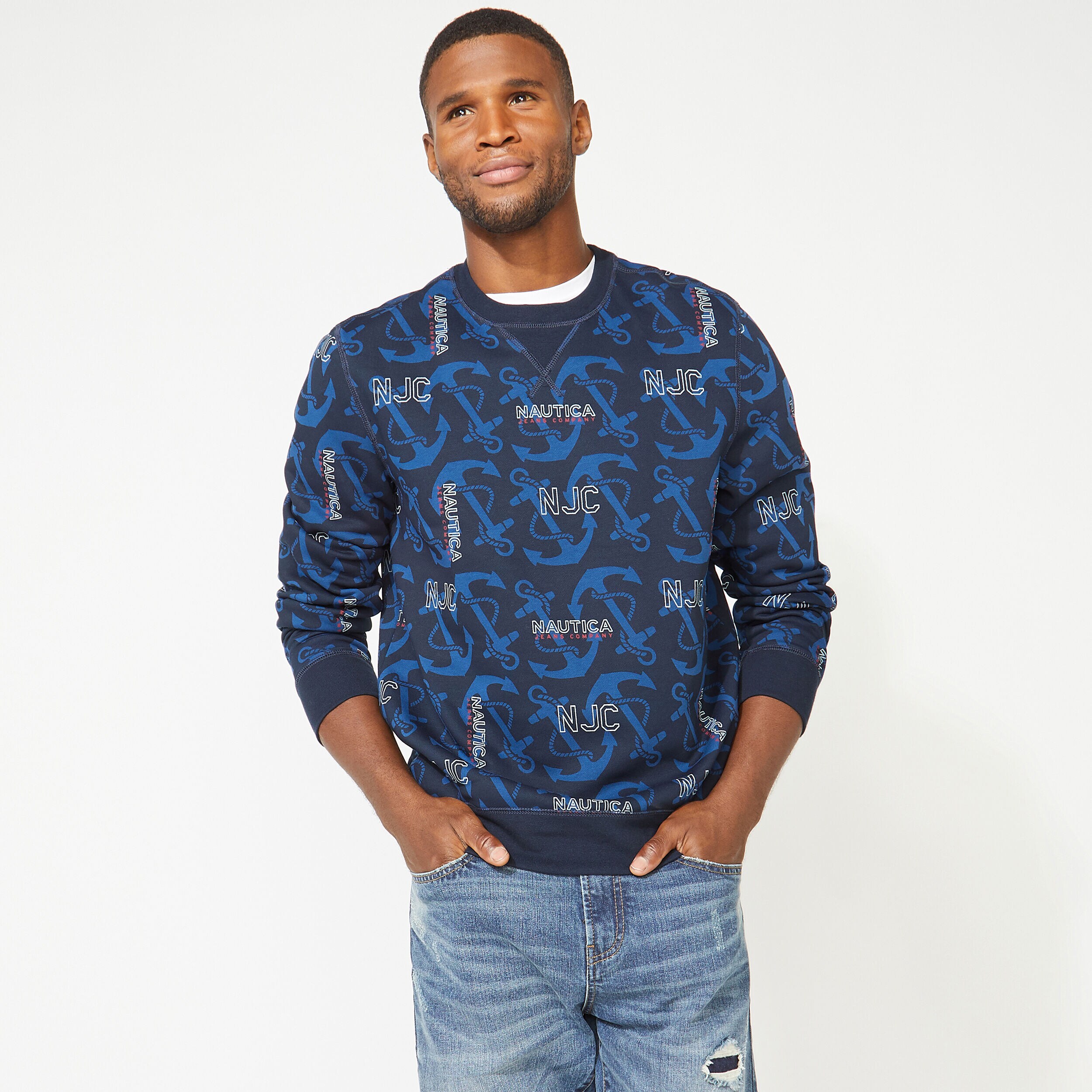 Nautica Jeans Company Denim Jean Jacket 