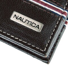 Leather Bifold Wallet,Chocolate,large