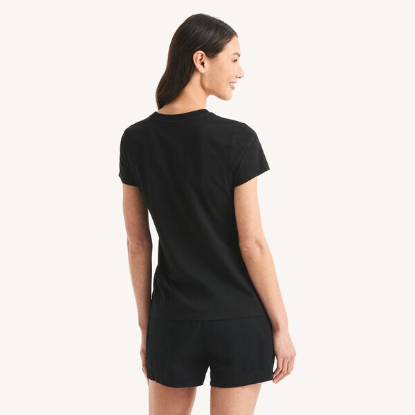 Sailing Glitter Graphic T-Shirt