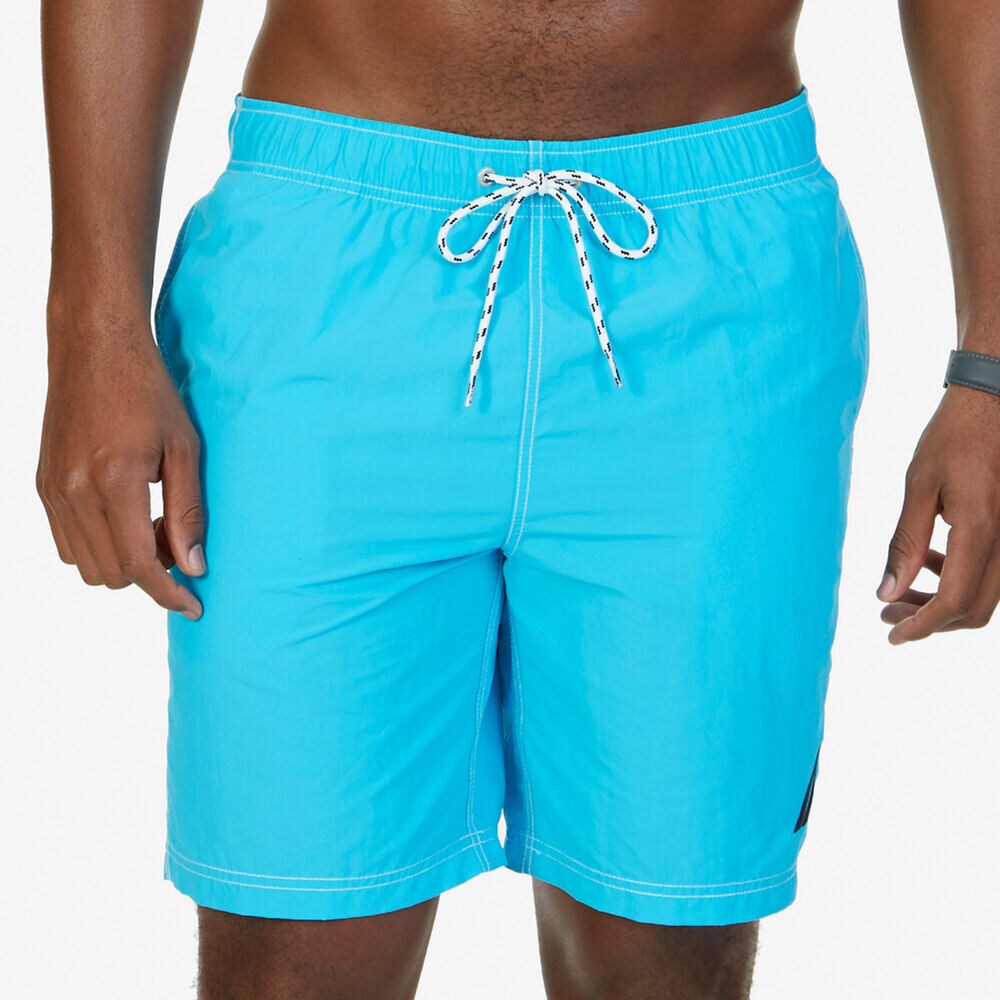Big & Tall Quick-Dry brand icon Swim,Windsurf Blue,large