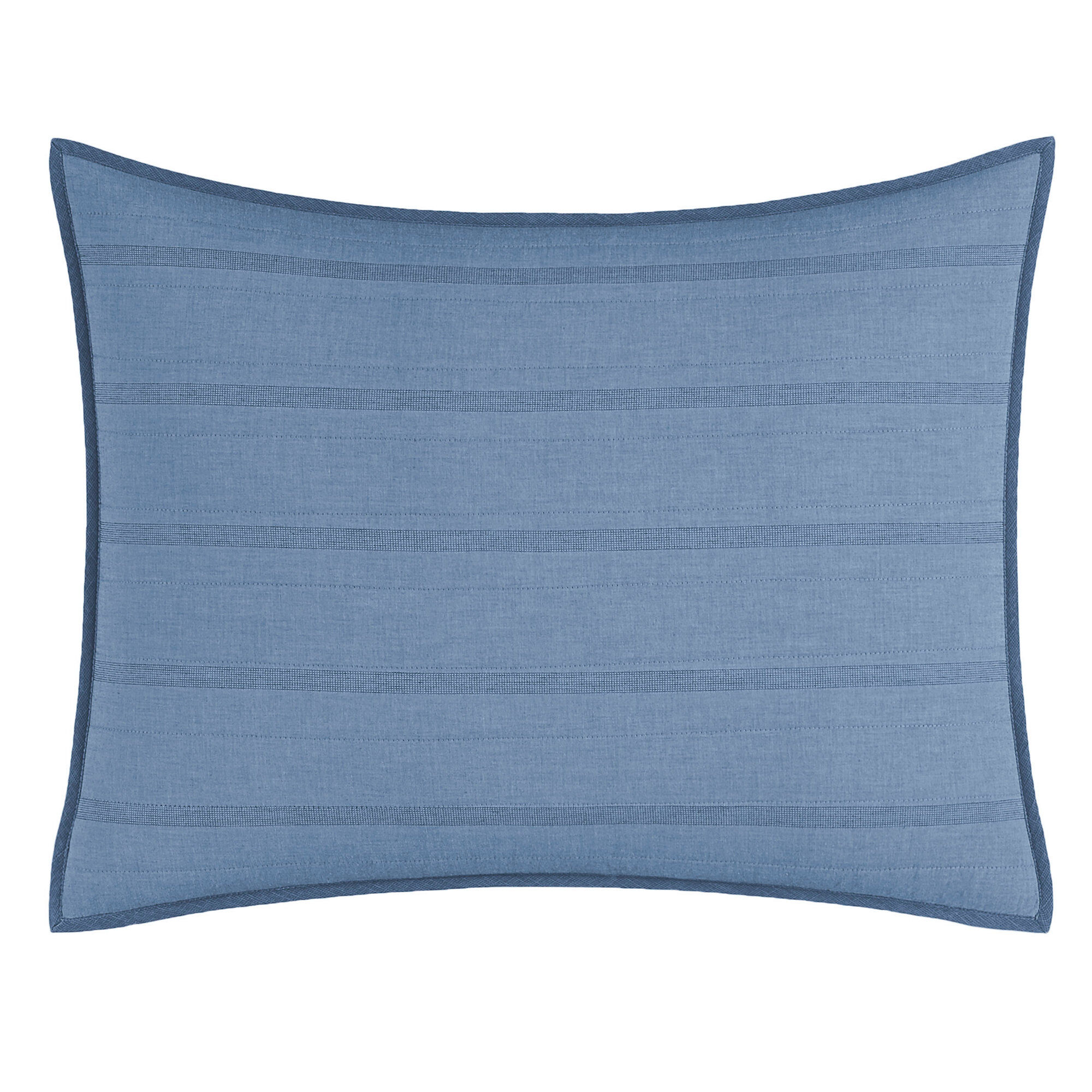 Buchanon Blue King Pillow Sham,Navy,large