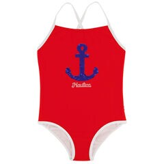 TODDLER GIRLS' ANCHOR FLIP SEQUIN ONE-PIECE SWIM (2T-4T),Prism Pink,large