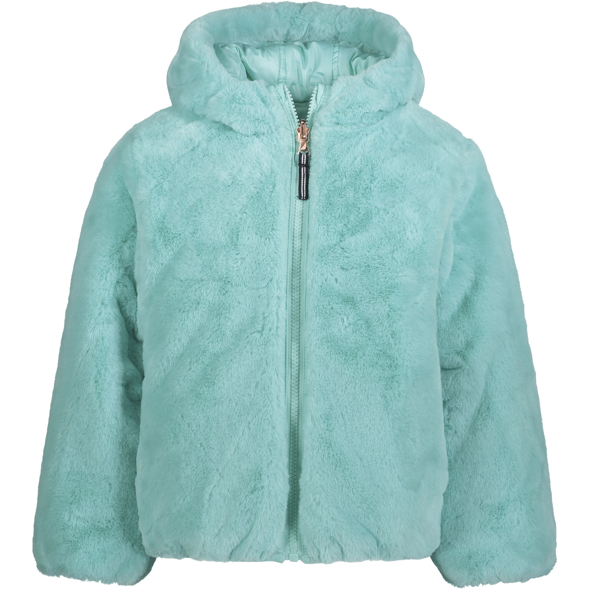 GIRLS' REVERSIBLE PUFFER JACKET (7-16),Navy Dusk,large
