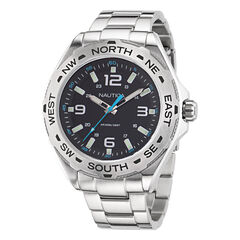Clearwater Beach Recycled Stainless Steel 3-Hand Watch,Multi,large