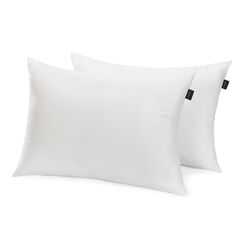Embossed Ocean Waves King 2pc Pillows,Antique White Wash,large