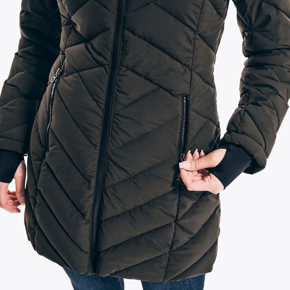 STRETCH HOODED JACKET,Teal Wave,large