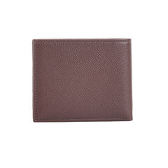 Milled Flat Billfold Wallet,Brown Stone,large