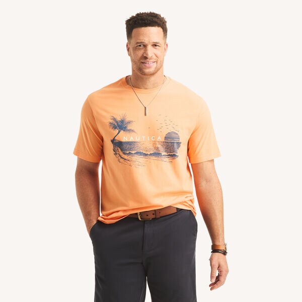 Big & Tall Peace Sunset Graphic T-Shirt