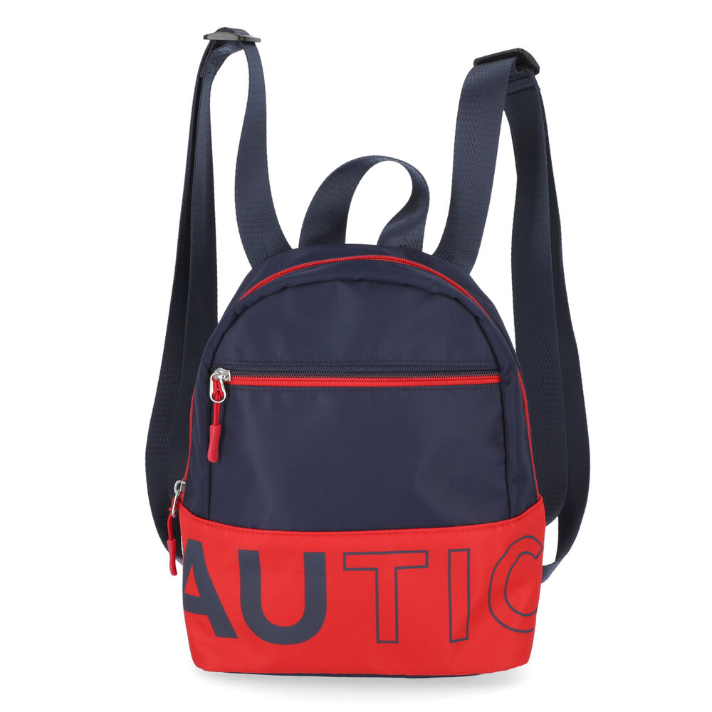 NYLON LOGO BACKPACK,Workshirt Blue,large