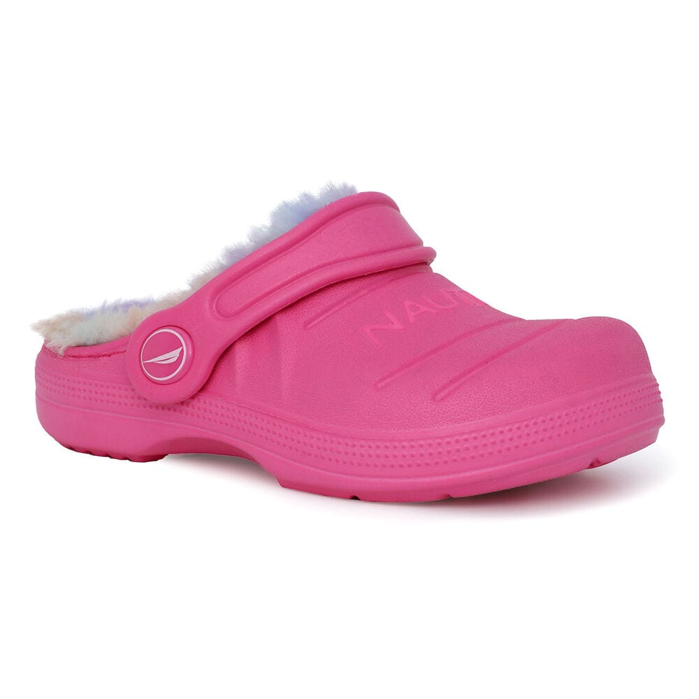 Fleece-Lined Clog,Nautica Red Heather,large