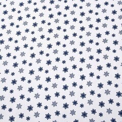 Snowflake Toss Print Full Flannel Sheet Set,Bali Bliss,large
