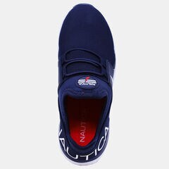 BOYS' LOGO MESH SLIP-ON SNEAKER,Ice Blue,large