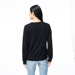 CLASSIC FIT CREW NECK SWEATER,True Black,large