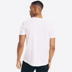 VARSITY LOGO GRAPHIC T-SHIRT,Bright White,large