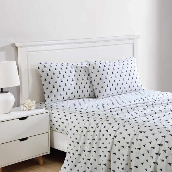 Windtale Boat Blue Twin XL Sheet Set