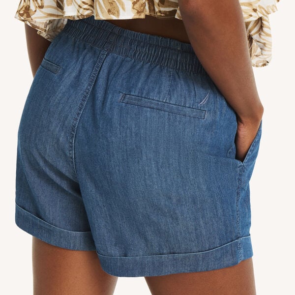 Chambray Pull-On Short