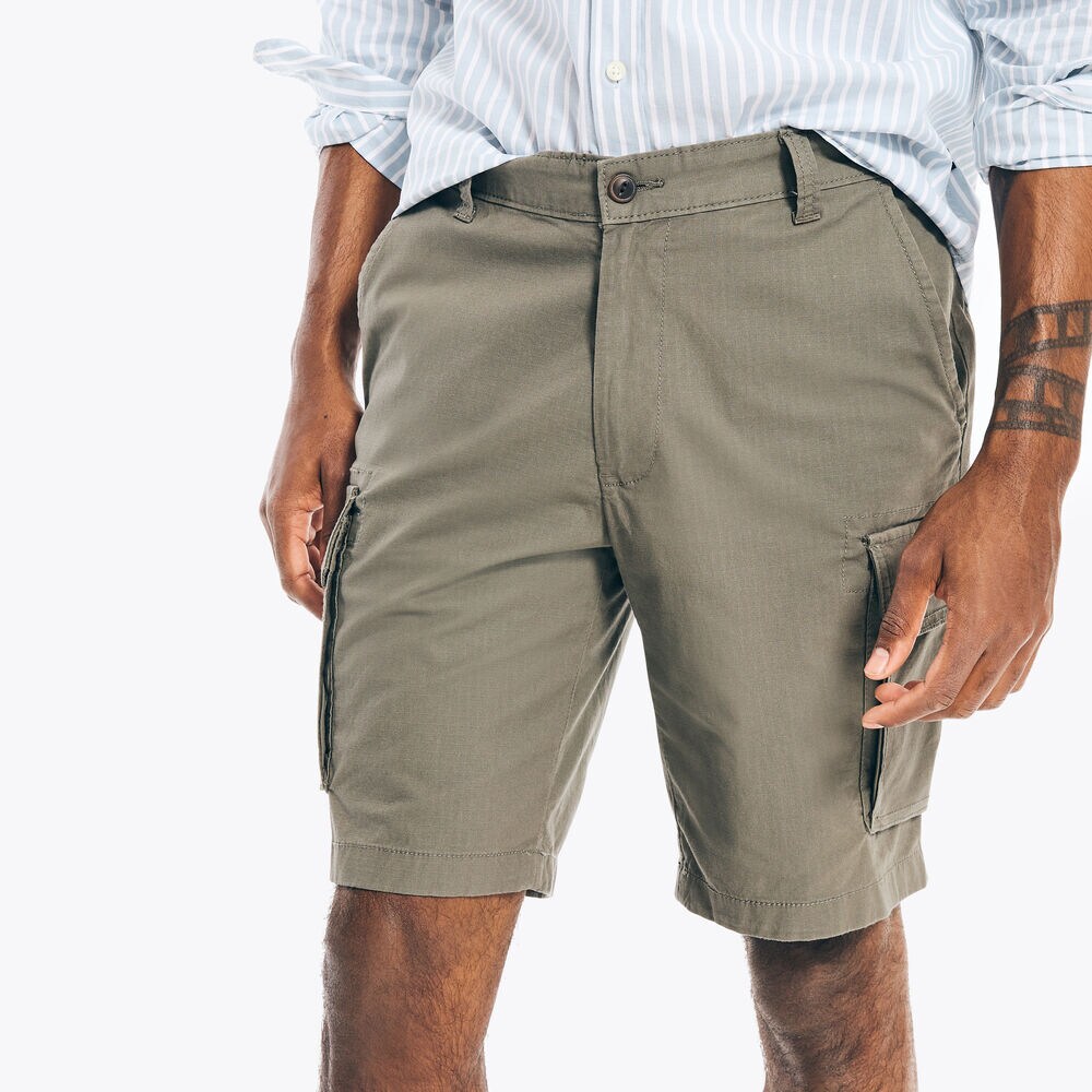 10” NAVIGATOR CARGO SHORT,Hillside Olive,large