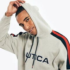 REISSUE LOGO PULLOVER HOODIE,Grey Heather,large