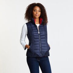 Lightweight Reversible Vest,Stellar Blue Heather,large