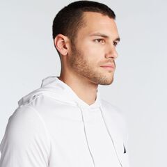 GRAPHIC LONG-SLEEVE T-SHIRT HOODIE,Bright White,large