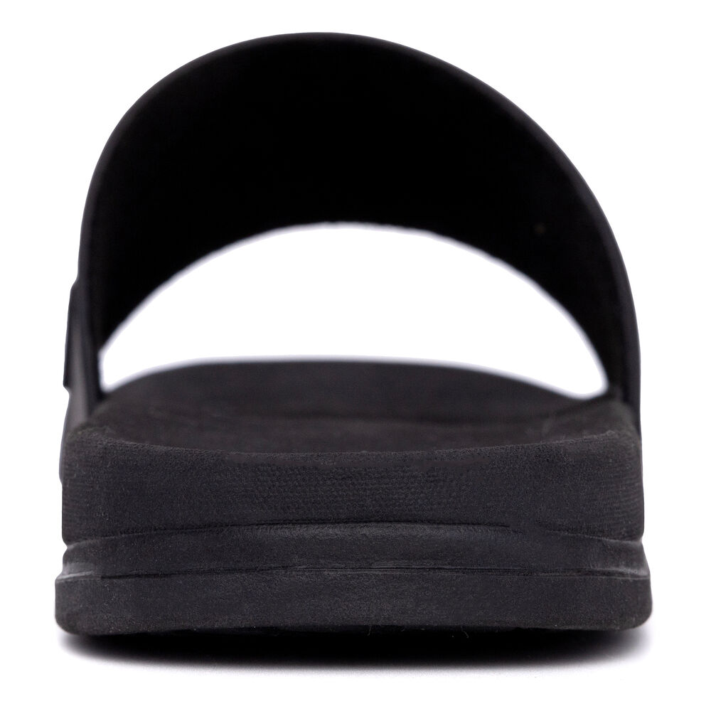 Logo Slide Sandal,Black,large