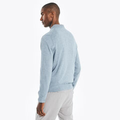 NAVTECH V-NECK SWEATER,Anchor Blue Heather,large