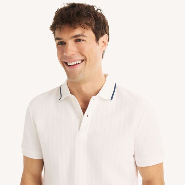 Classic Fit Herringbone Polo
