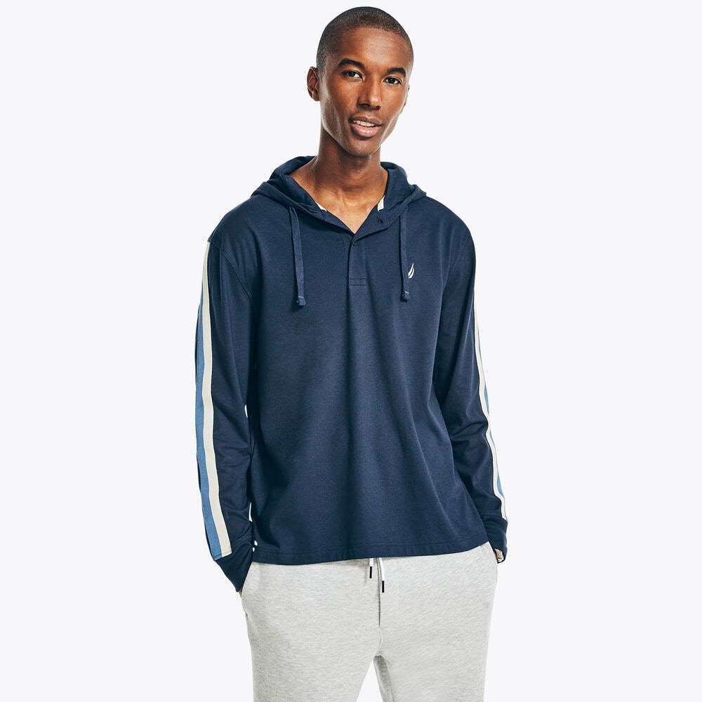PULLOVER HOODIE,Navy,large