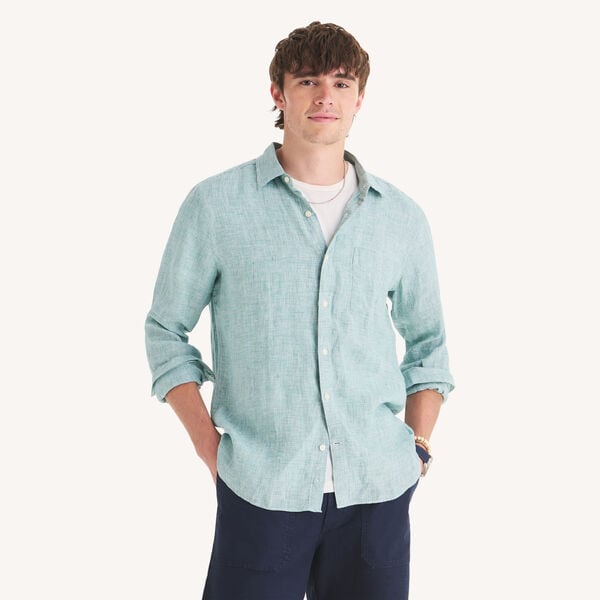 Plaid Linen Shirt