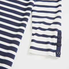 STRIPE KNIT DRESS,Stellar Blue Heather,large