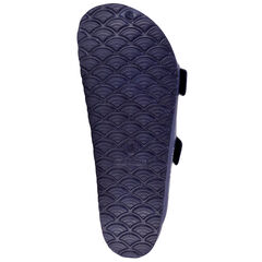 BUCKLE SLIDE SANDAL,Ice Blue,large