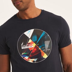 Sailing 83 Graphic T-Shirt,Navy,large