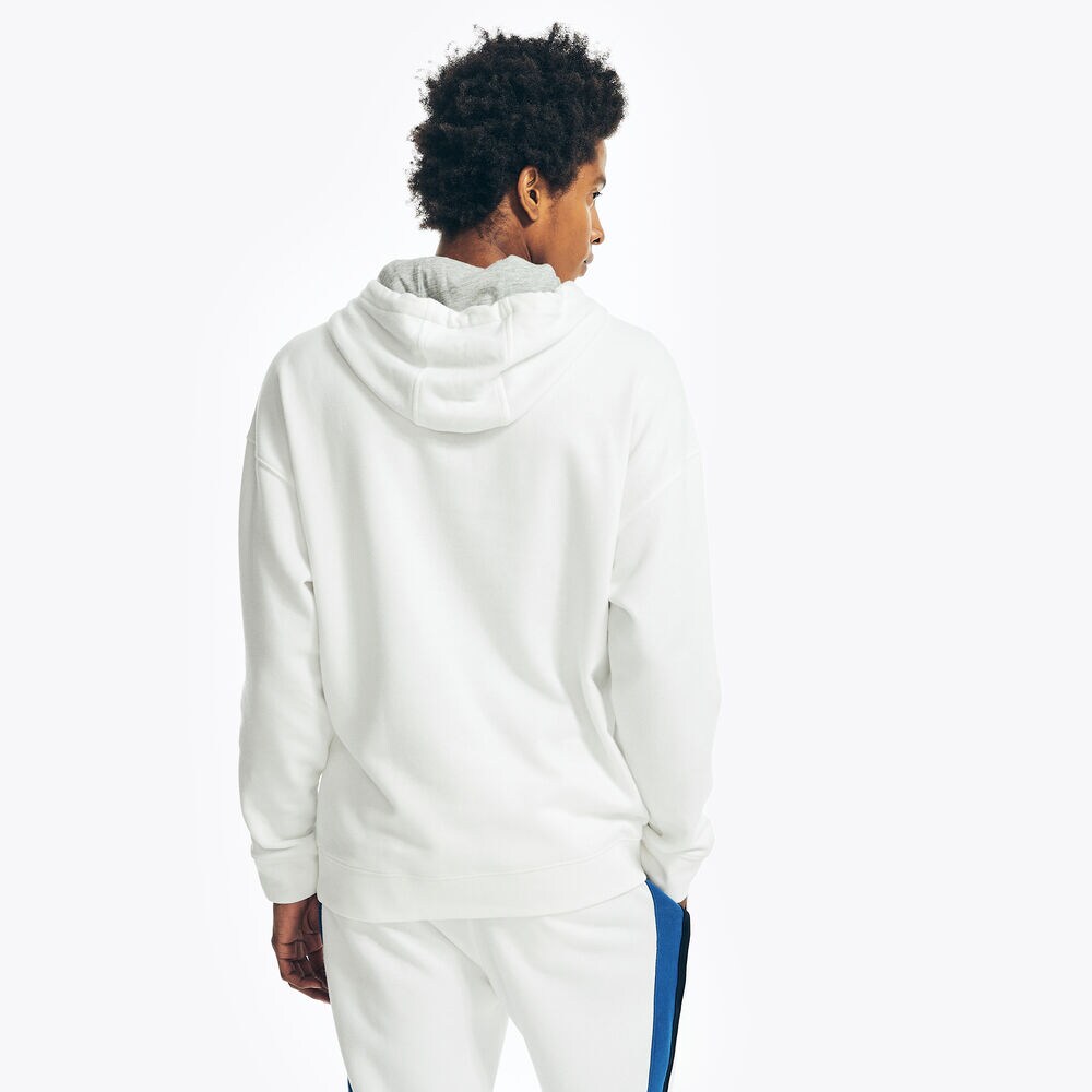FLEECE HOODIE,Sail White,large