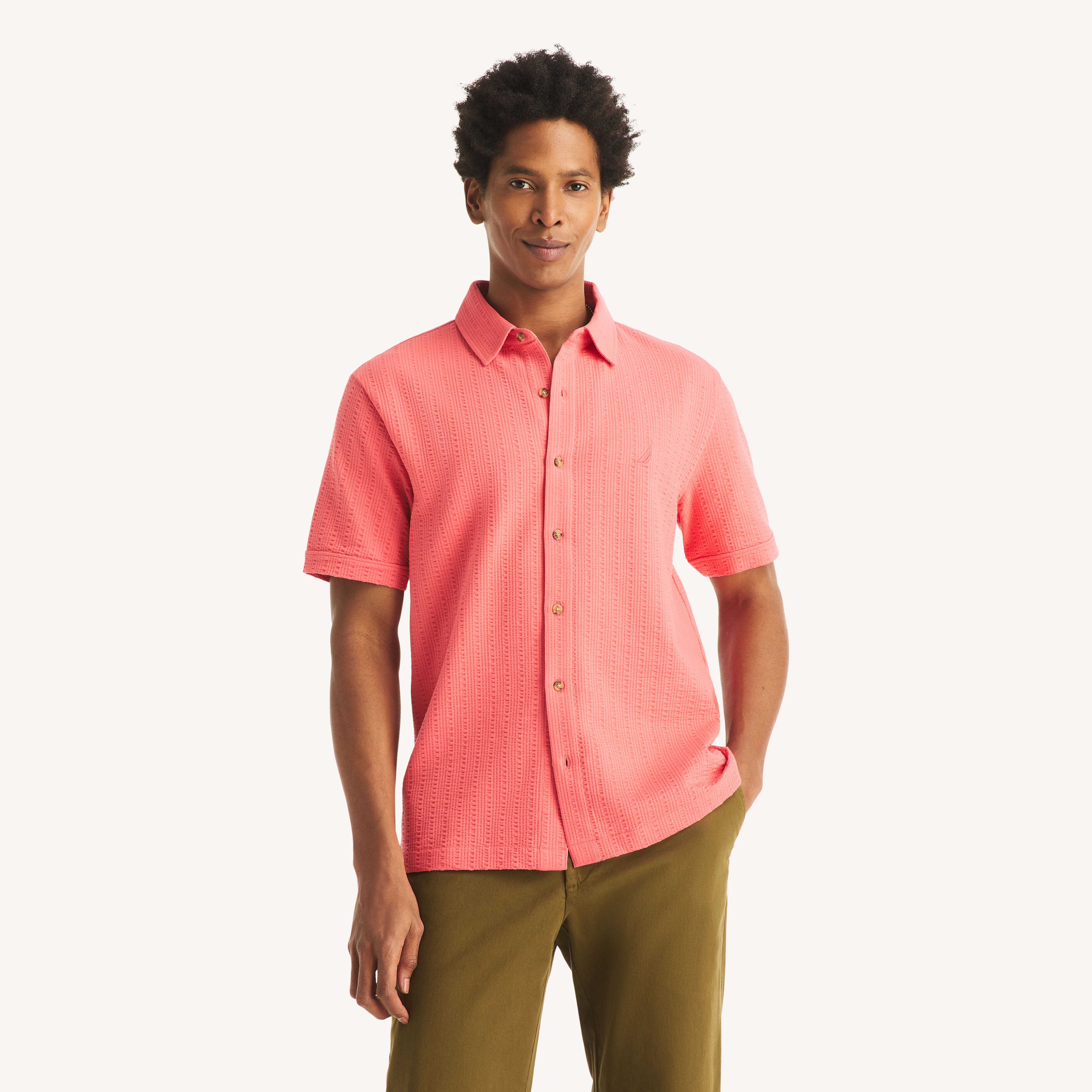 nullus 25ss Seersucker Polo サイズ2 nullus 25ss Seersucker Polo サイズ2 nullus 25ss Seersucker Polo