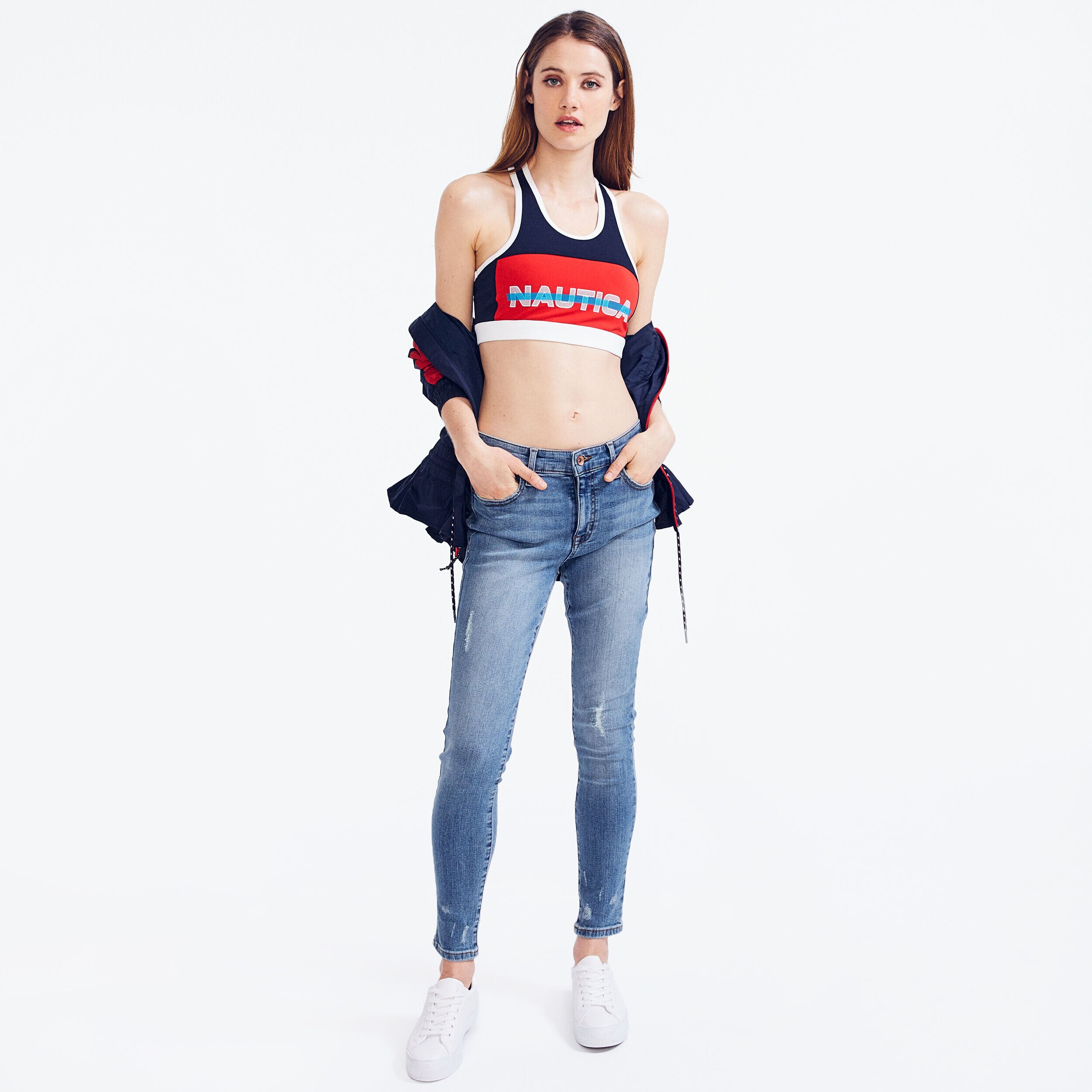 LOGO GRAPHIC CROP TOP | Nautica
